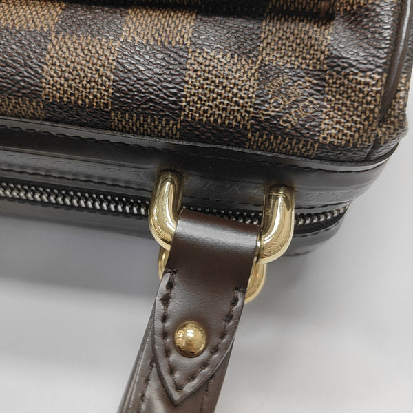 KNIGHTSBRIDGE Damier Ebene Coated Canvas Brown