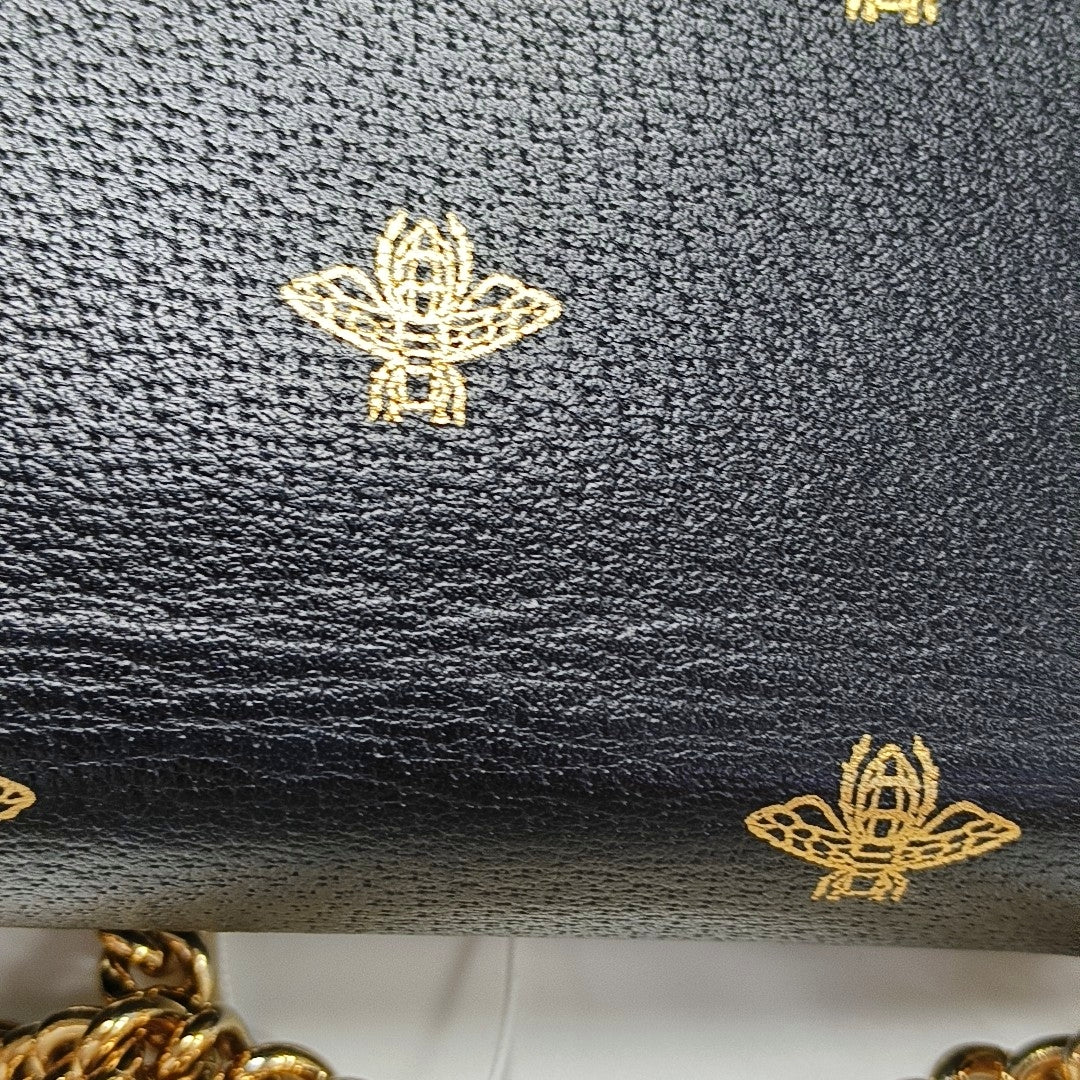 Padlock Small Calfskin Black