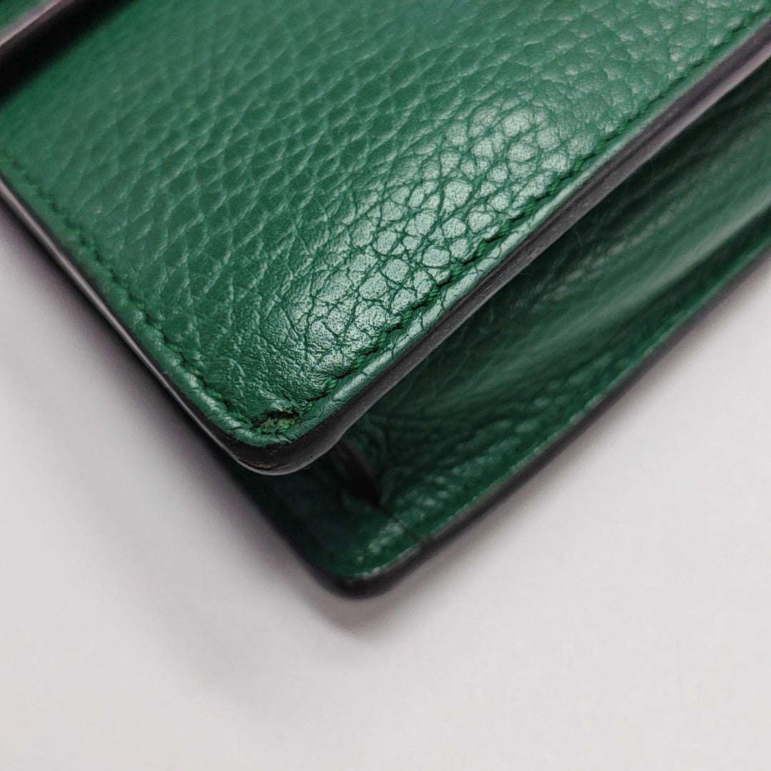 Dionysus Super Mini Calfskin Green