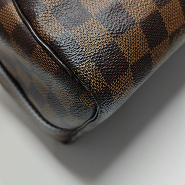 SPEEDY 30 Damier Ebene Coated Canvas Brown
