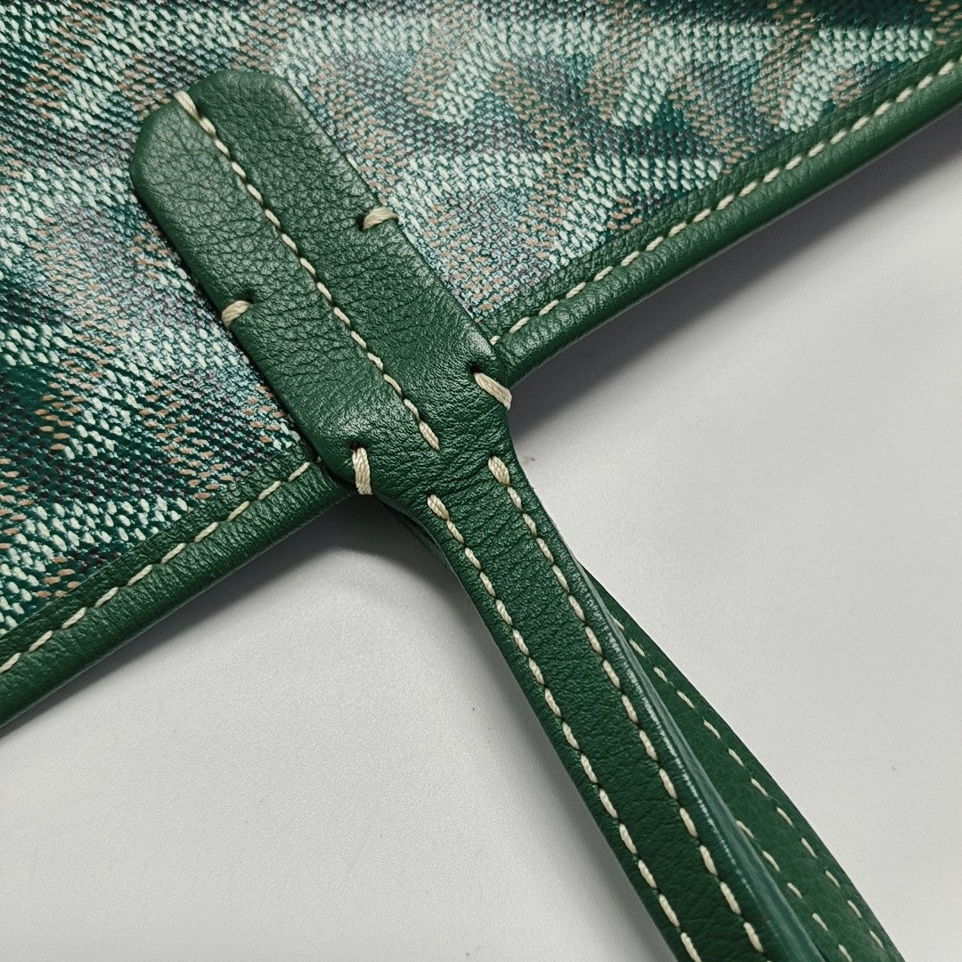 Saint Louis PM Coated Canvas Green