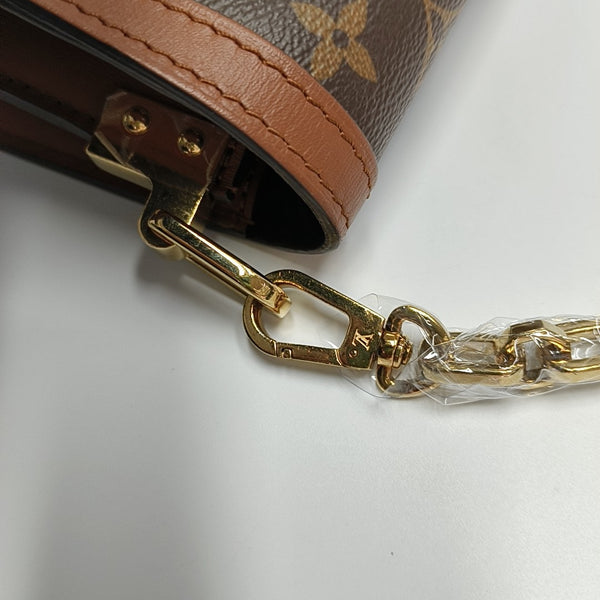 DAUPHINE MM Monogram Coated Canvas Brown
