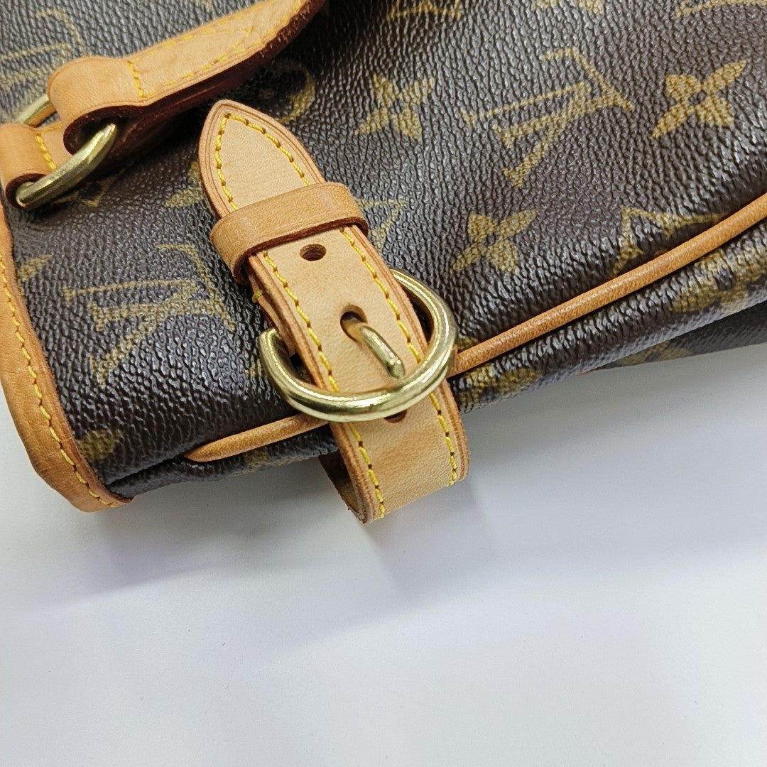 BATIGNOLLES MM Monogram Coated Canvas Brown