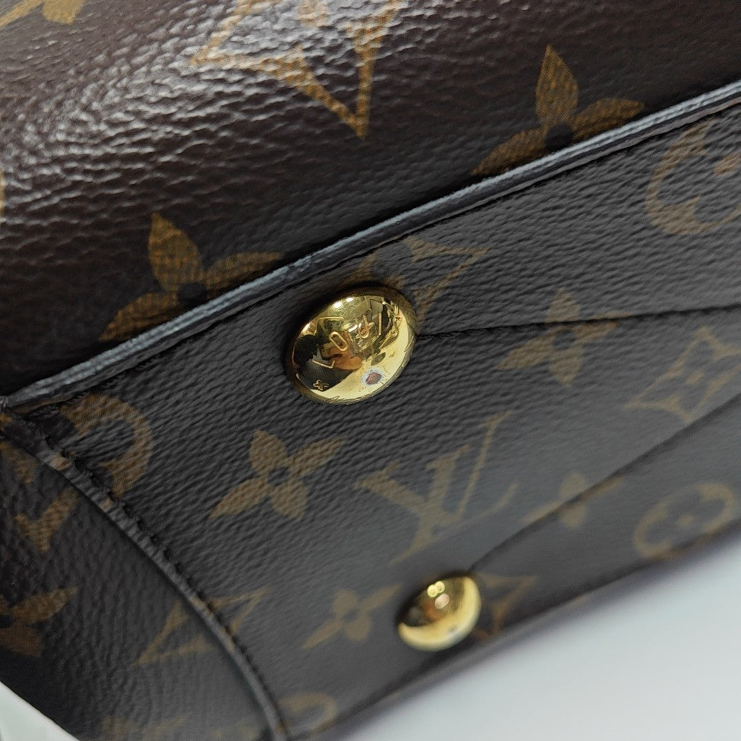 MONTAIGNE Monogram Coated Canvas Brown