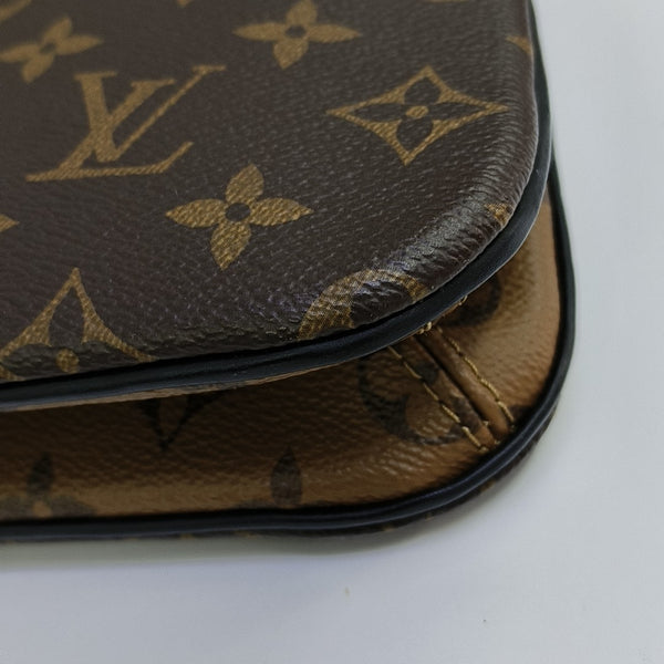 TWINNY Monogram Coated Canvas Brown