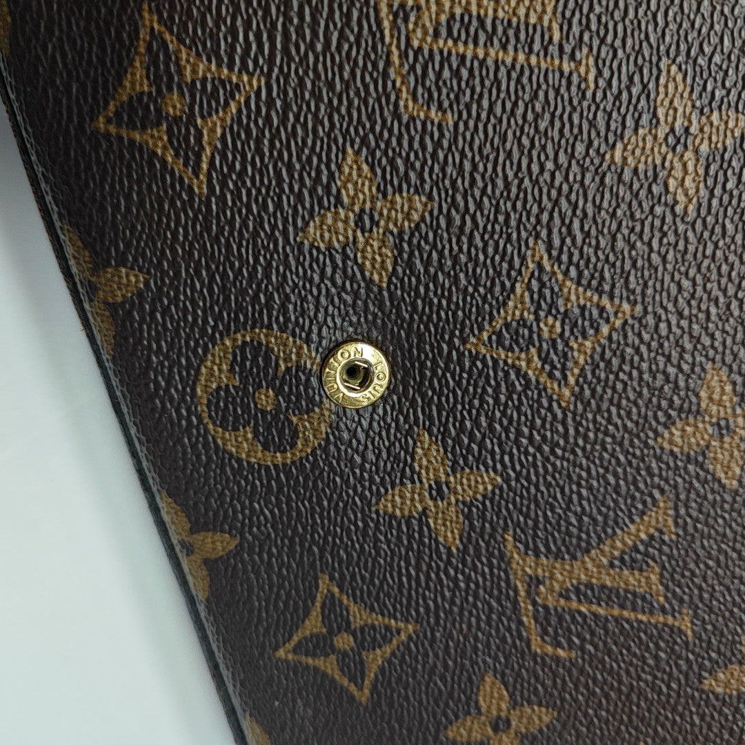 FÉLICIE Monogram Coated Canvas Brown