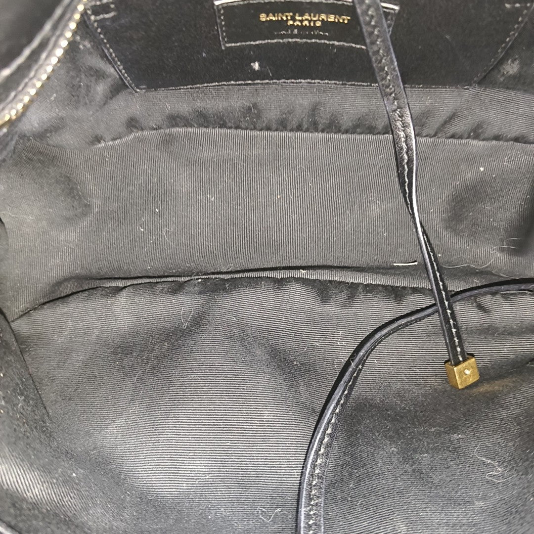 JAMIE Small Quilted Lambskin Black
