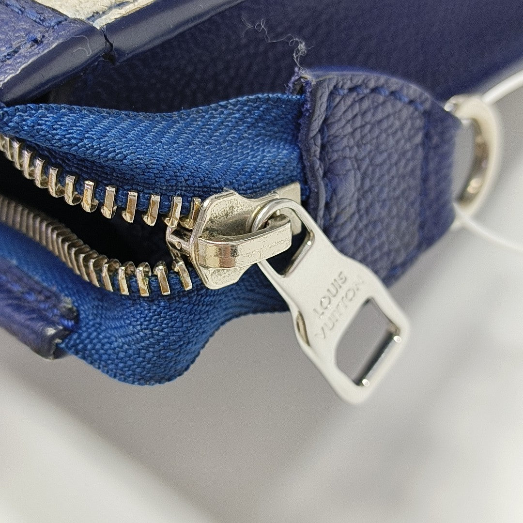 GASTON Coated Canvas Blue