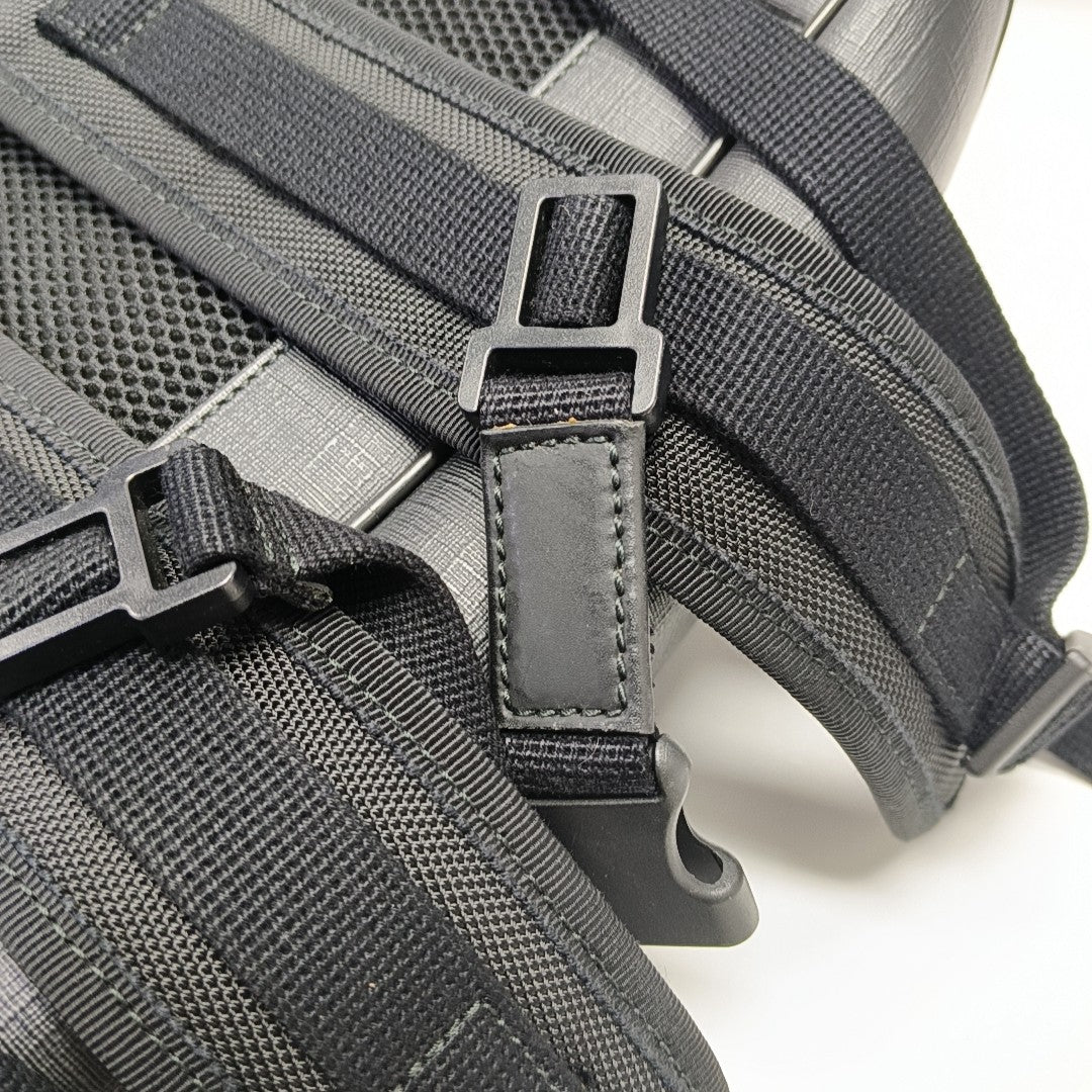 GG Supreme Monogram Coated Canvas Gray