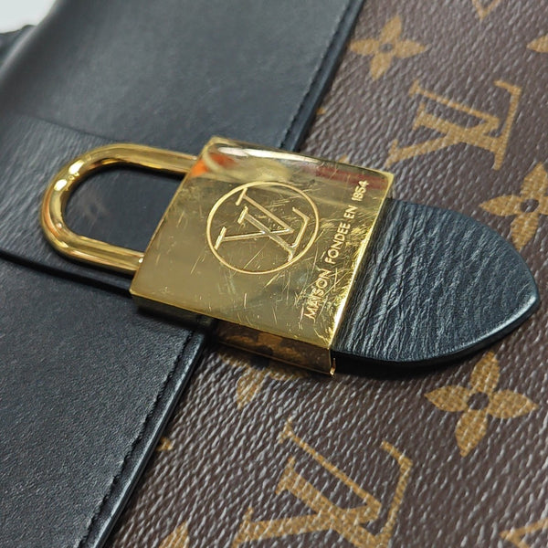LOCKY BB Monogram Coated Canvas Brown