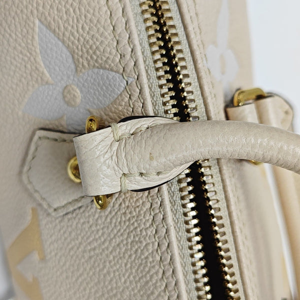 PAPILLON PM Monogram Calfskin White