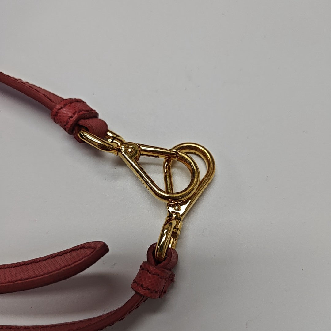 Galleria Small Saffiano Calfskin Red