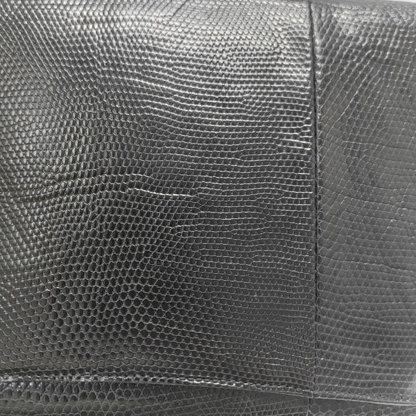 COCO HANDLE Medium Lizard Black