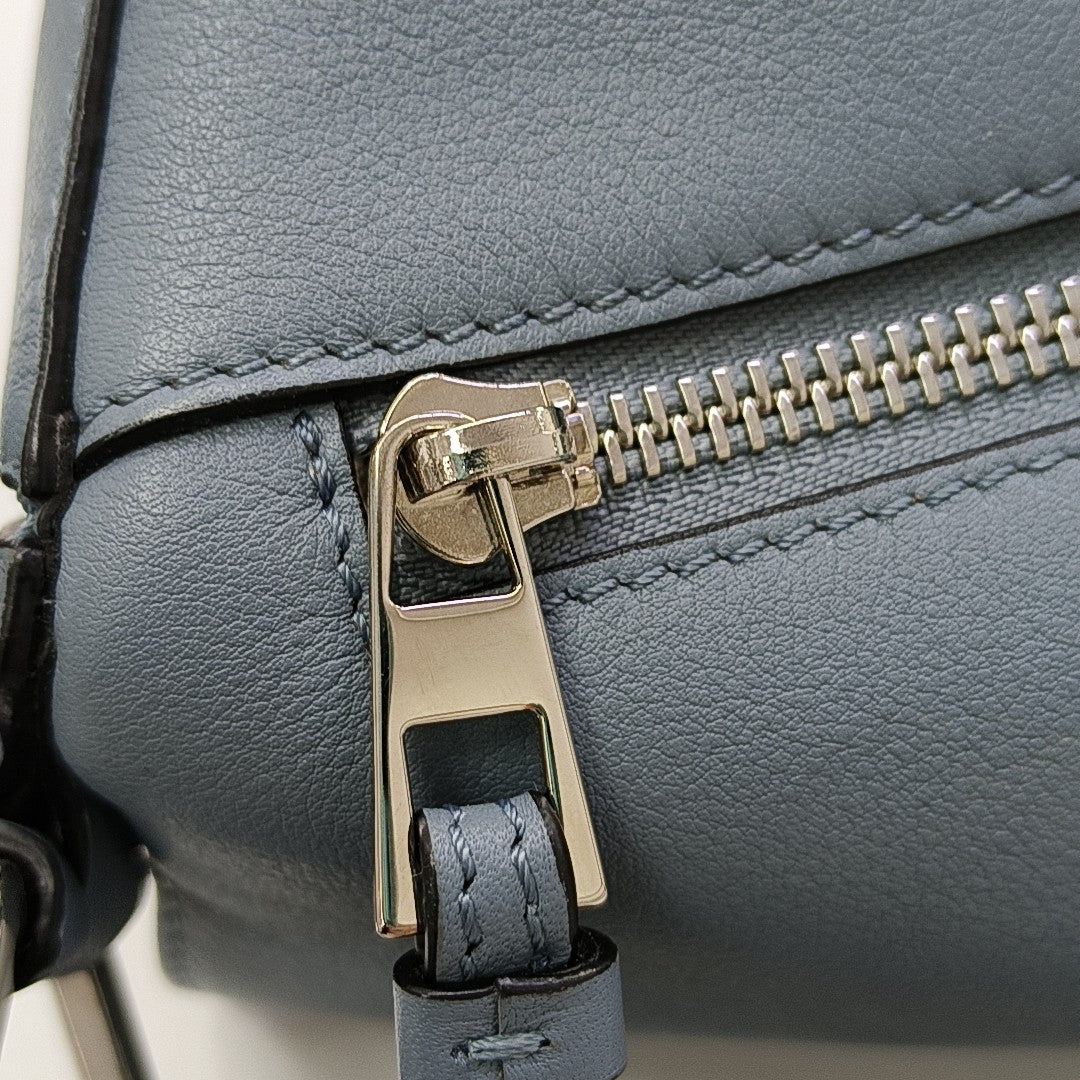 Puzzle Small Calfskin Blue