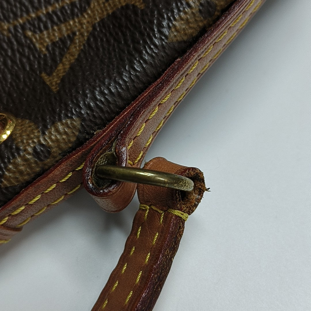 NÉONOÉ Nano Monogram Coated Canvas Brown