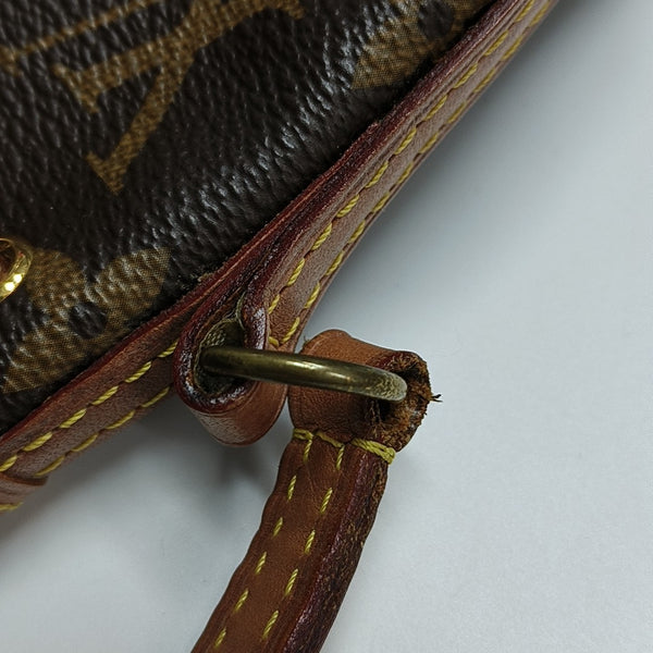 NÉONOÉ Nano Monogram Coated Canvas Brown