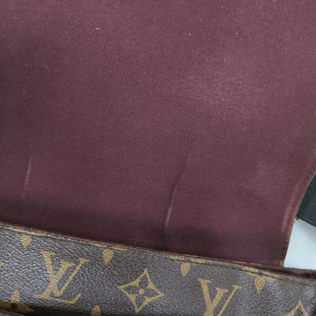 VINTAGE BEAUBOURG Monogram Coated Canvas Brown