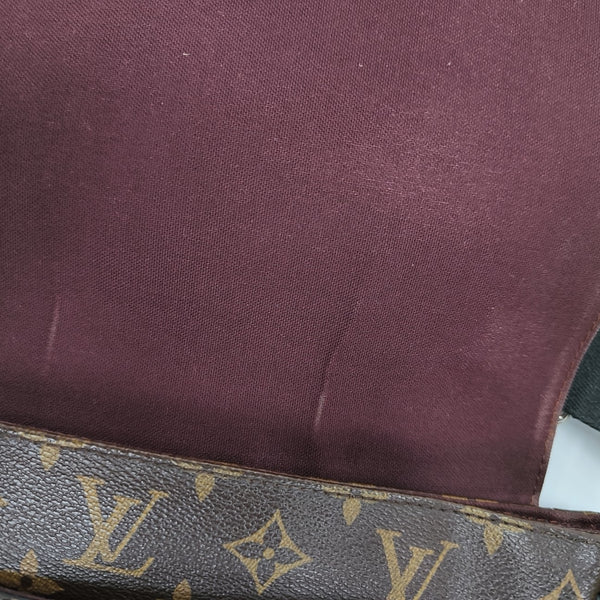 VINTAGE BEAUBOURG Monogram Coated Canvas Brown