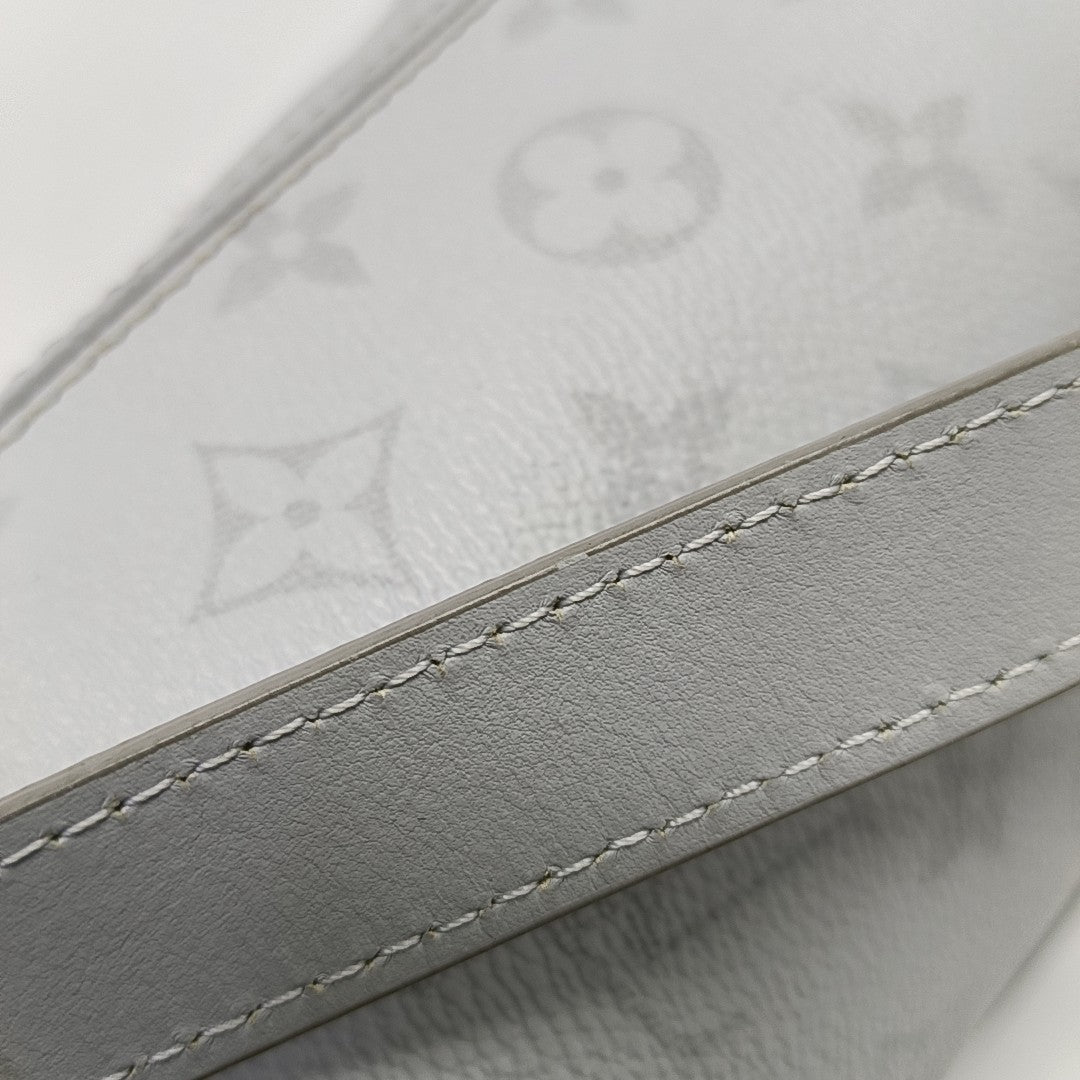 CHALK Monogram Coated Canvas Gray