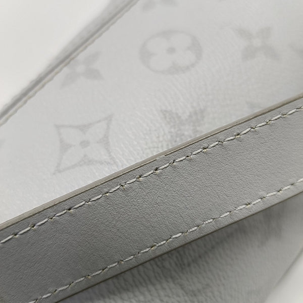 CHALK Monogram Coated Canvas Gray