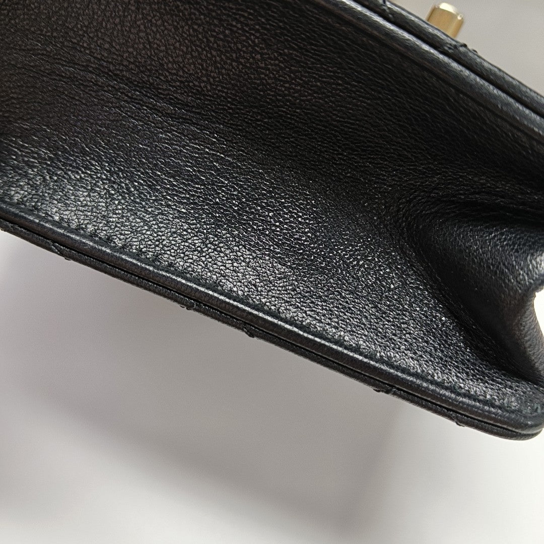 Quilted Lambskin Mini Black