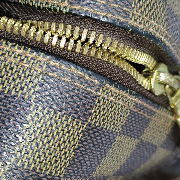 NAVIGLIO MM Damier Ebene Coated Canvas Brown