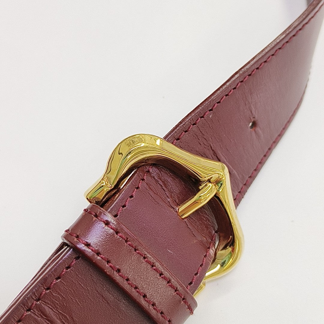 Calfskin Shoulder Bag Red