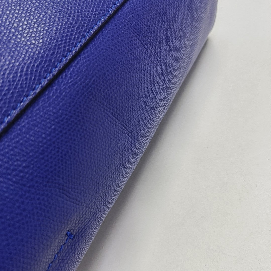 VERTICAL CABAS Mini Calfskin Blue