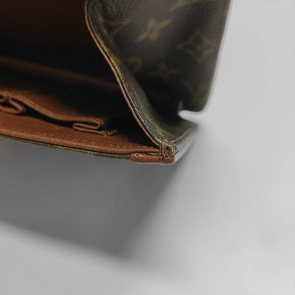 DAME Monogram Coated Canvas Brown