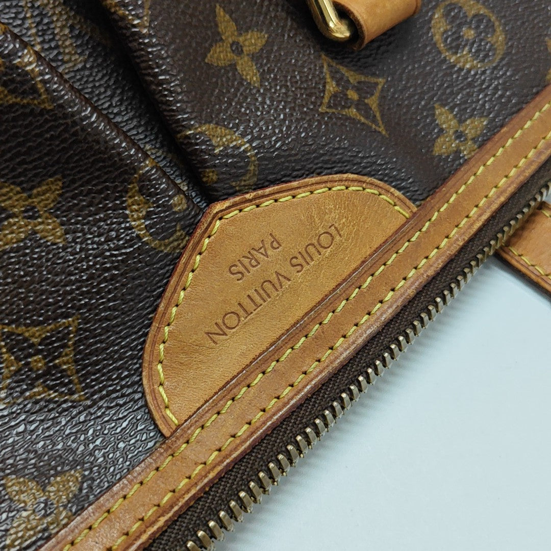PALERMO PM Monogram Coated Canvas Brown