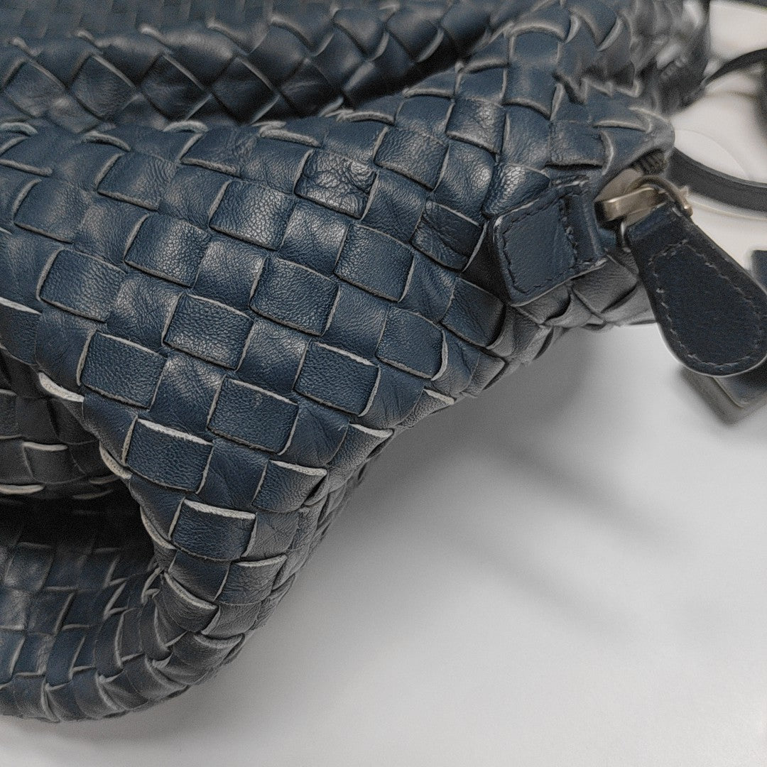 Calfskin Shoulder Bag Blue