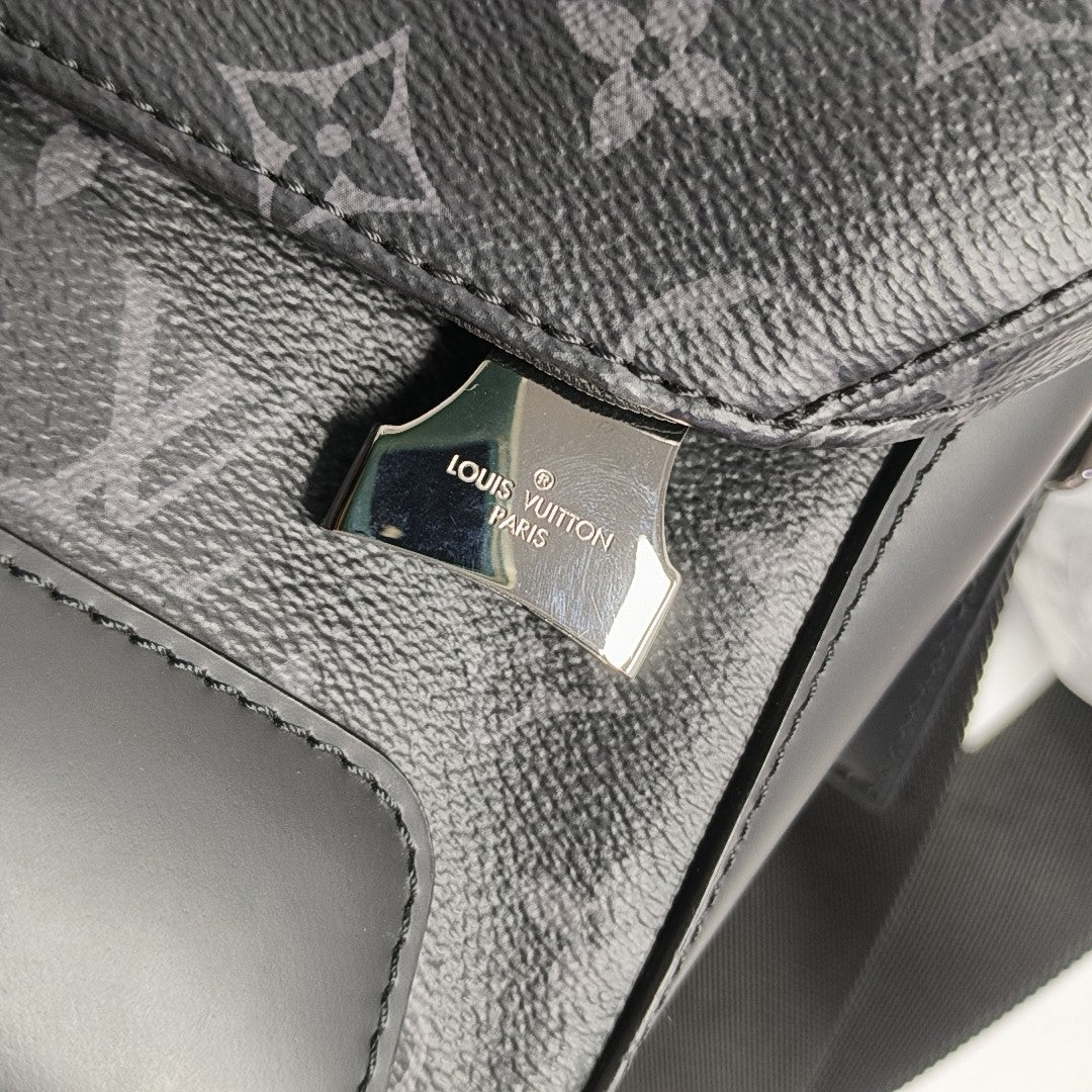 VOYAGER PM Monogram Coated Canvas Black