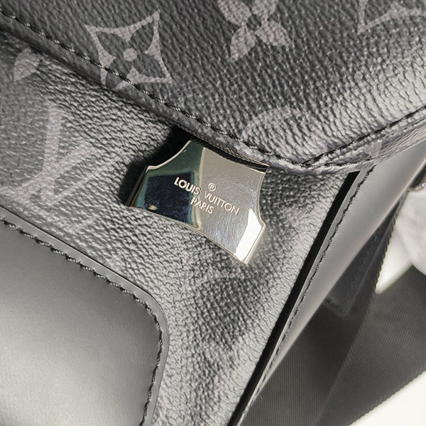 VOYAGER PM Monogram Coated Canvas Black