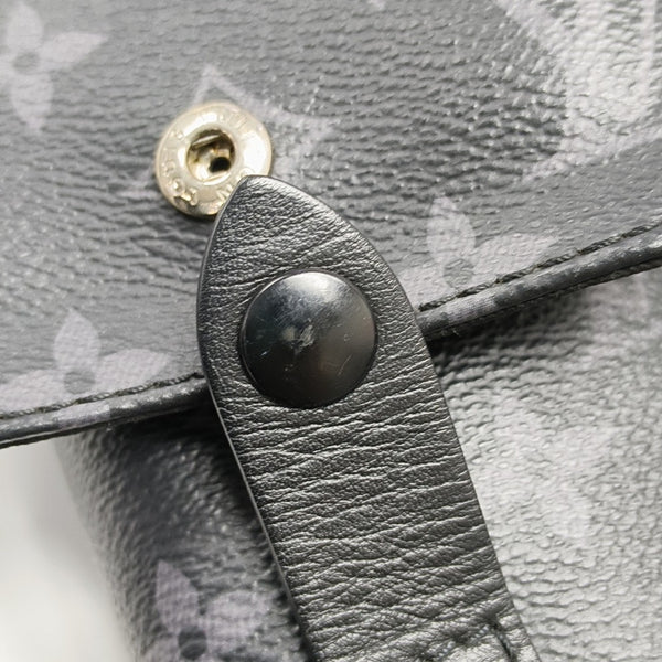 CHRISTOPHER Monogram Coated Canvas Gray