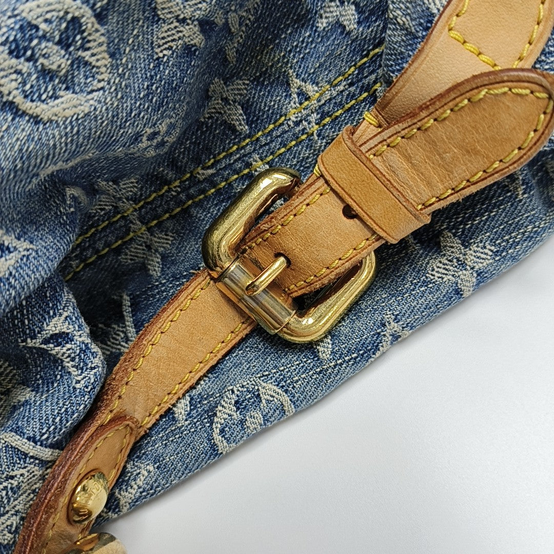NEO CABBY Monogram Denim Blue