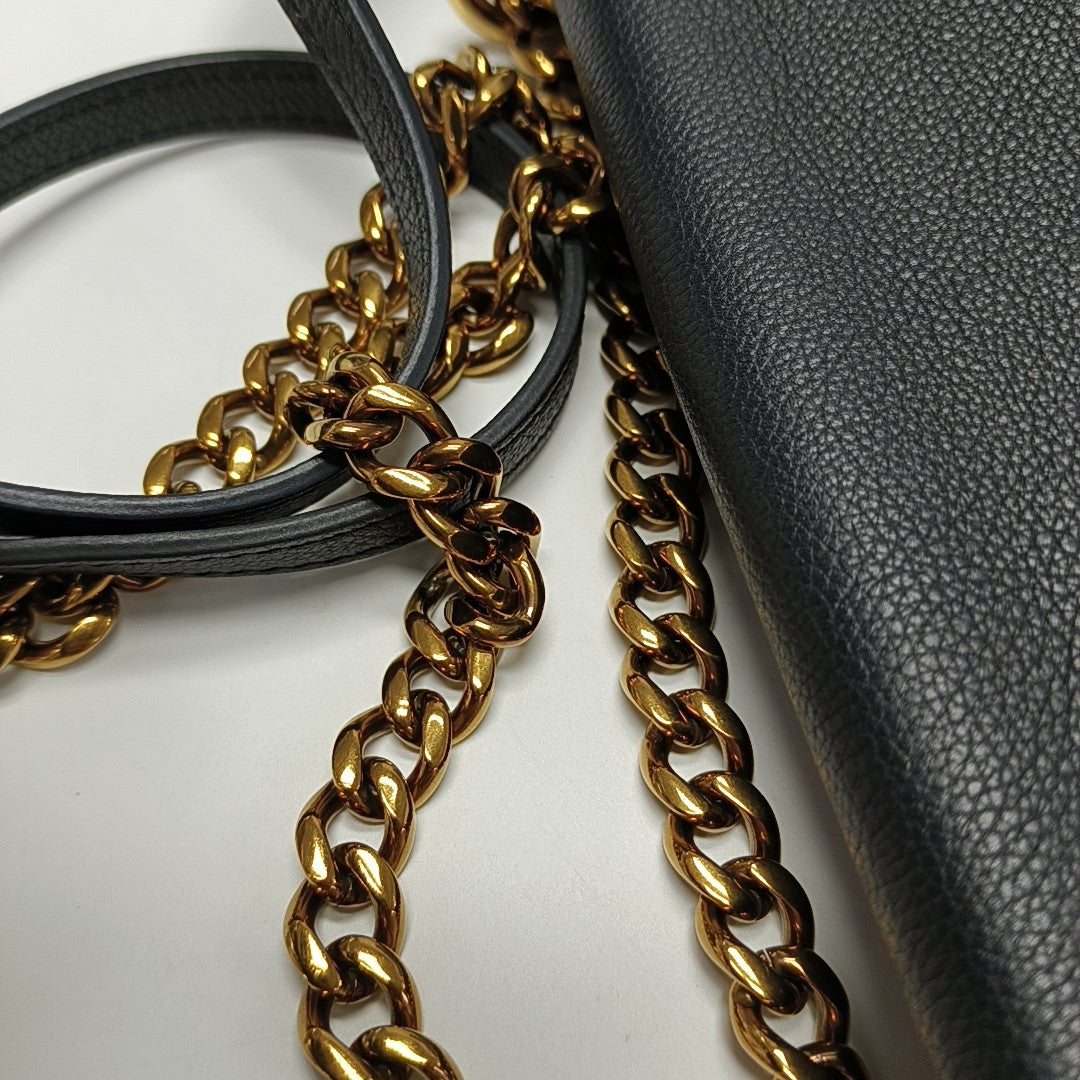 LOCKME TENDER PM Calfskin Black