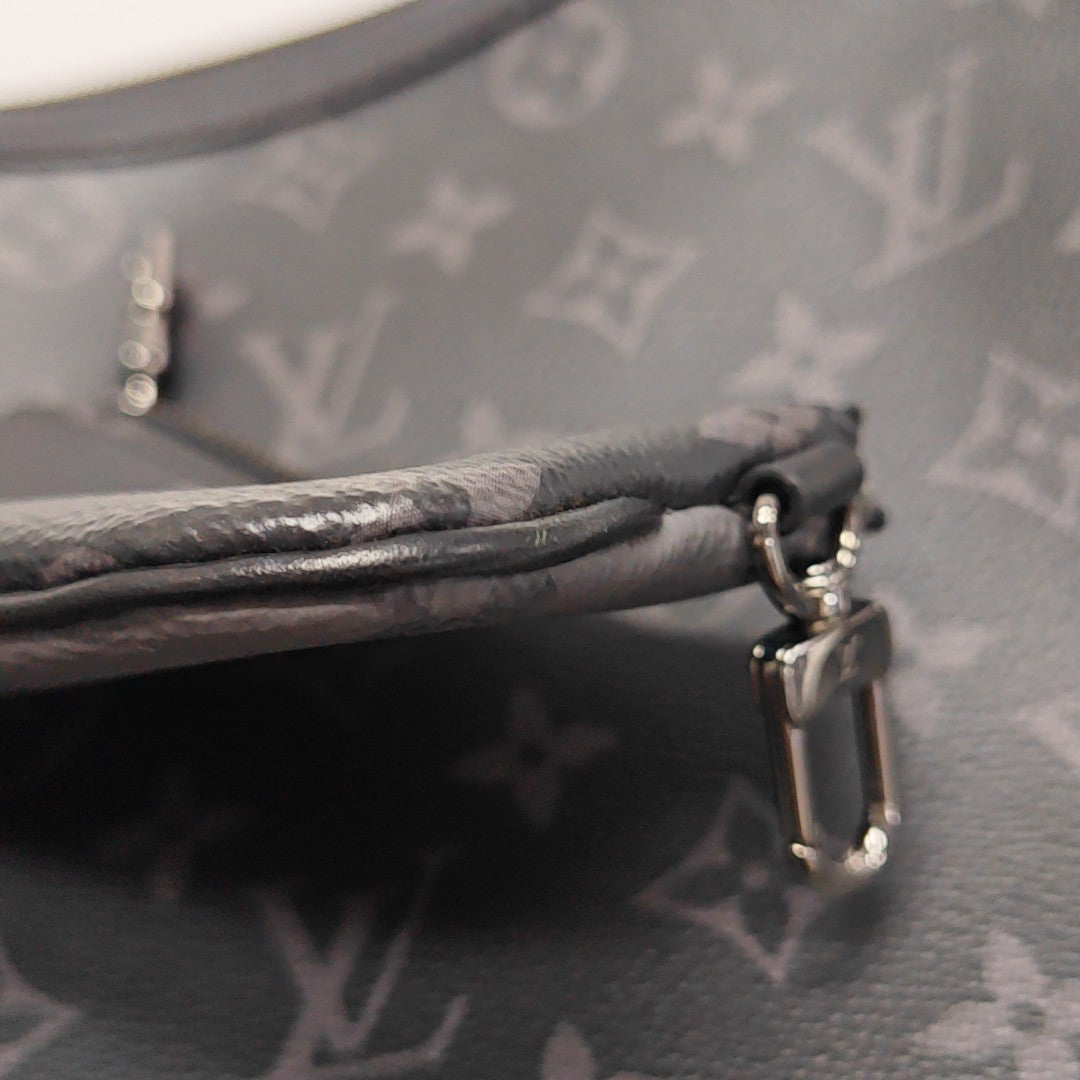 TRIO Monogram Coated Canvas Gray
