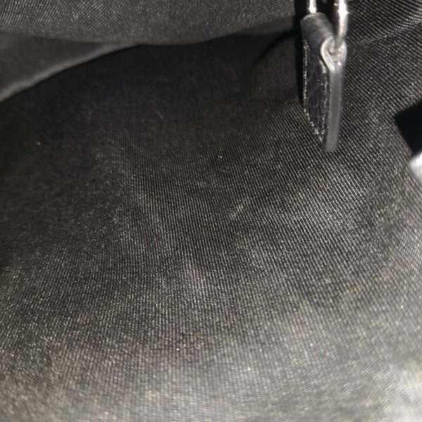 Monogram Nylon Shoulder Bag Black