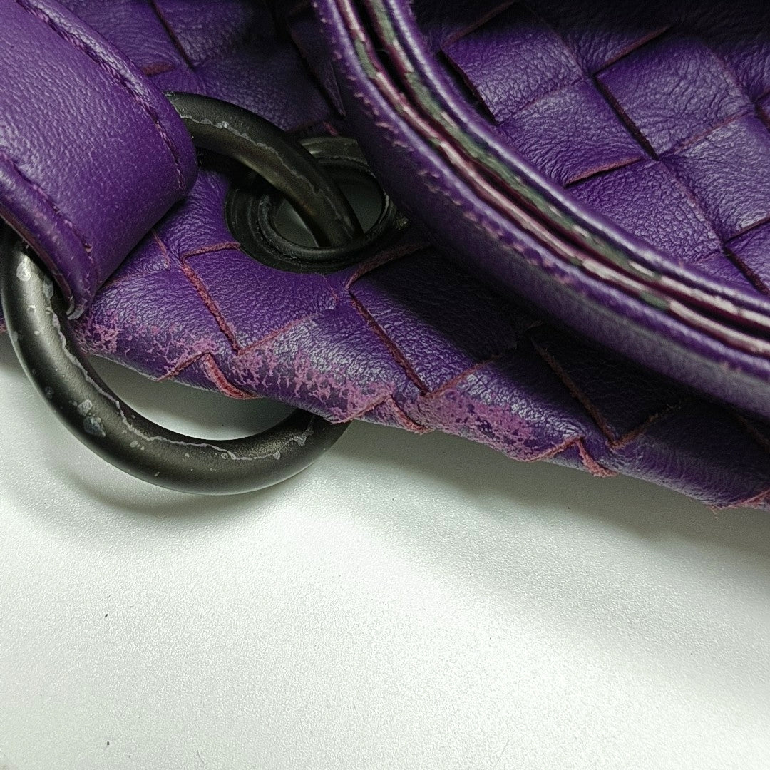 Authenticated pre-owned  Roma Lambskin Purple - Tote Bag at Looply