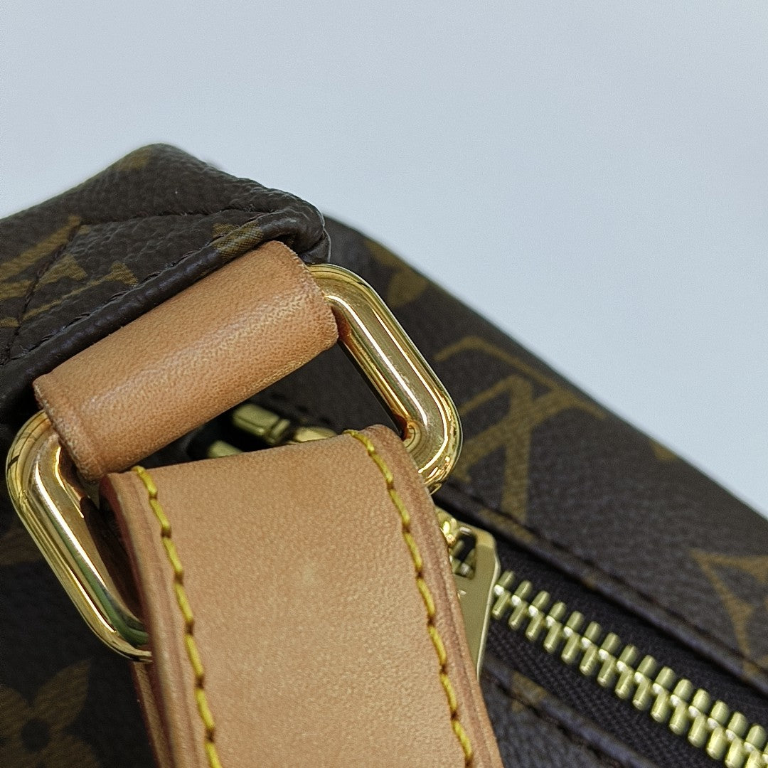 BUMBAG Monogram Coated Canvas Brown