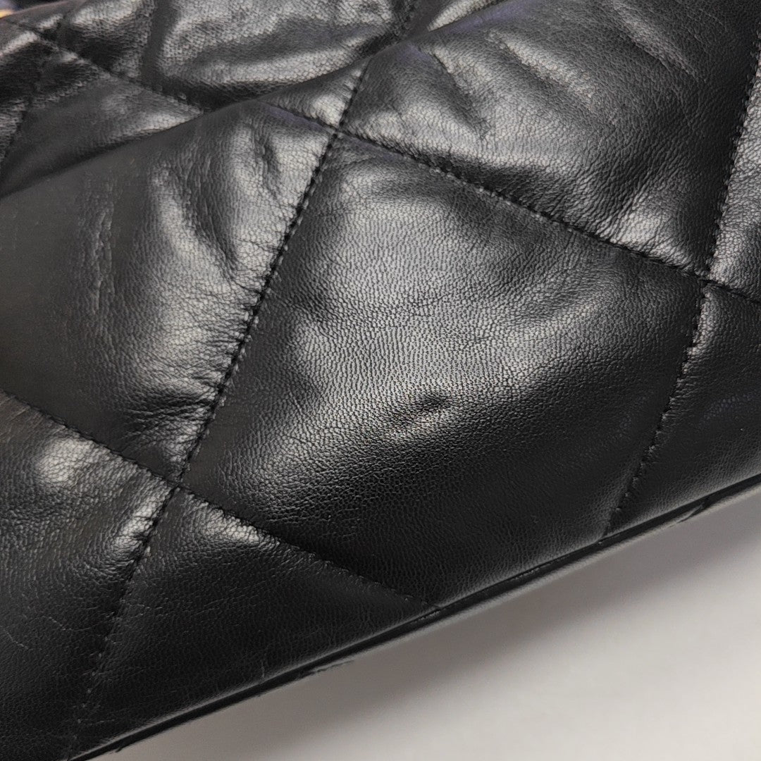 CHANEL 19 Small Quilted Lambskin Black