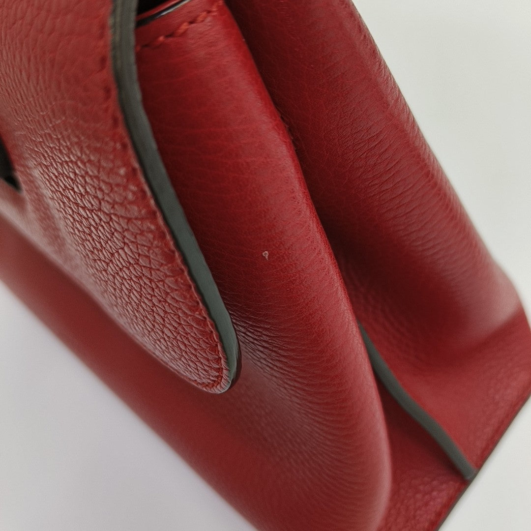 Daily Calfskin Red