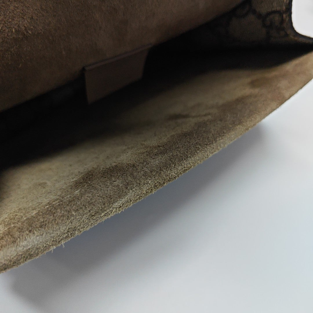 Dionysus Mini Monogram Coated Canvas Beige