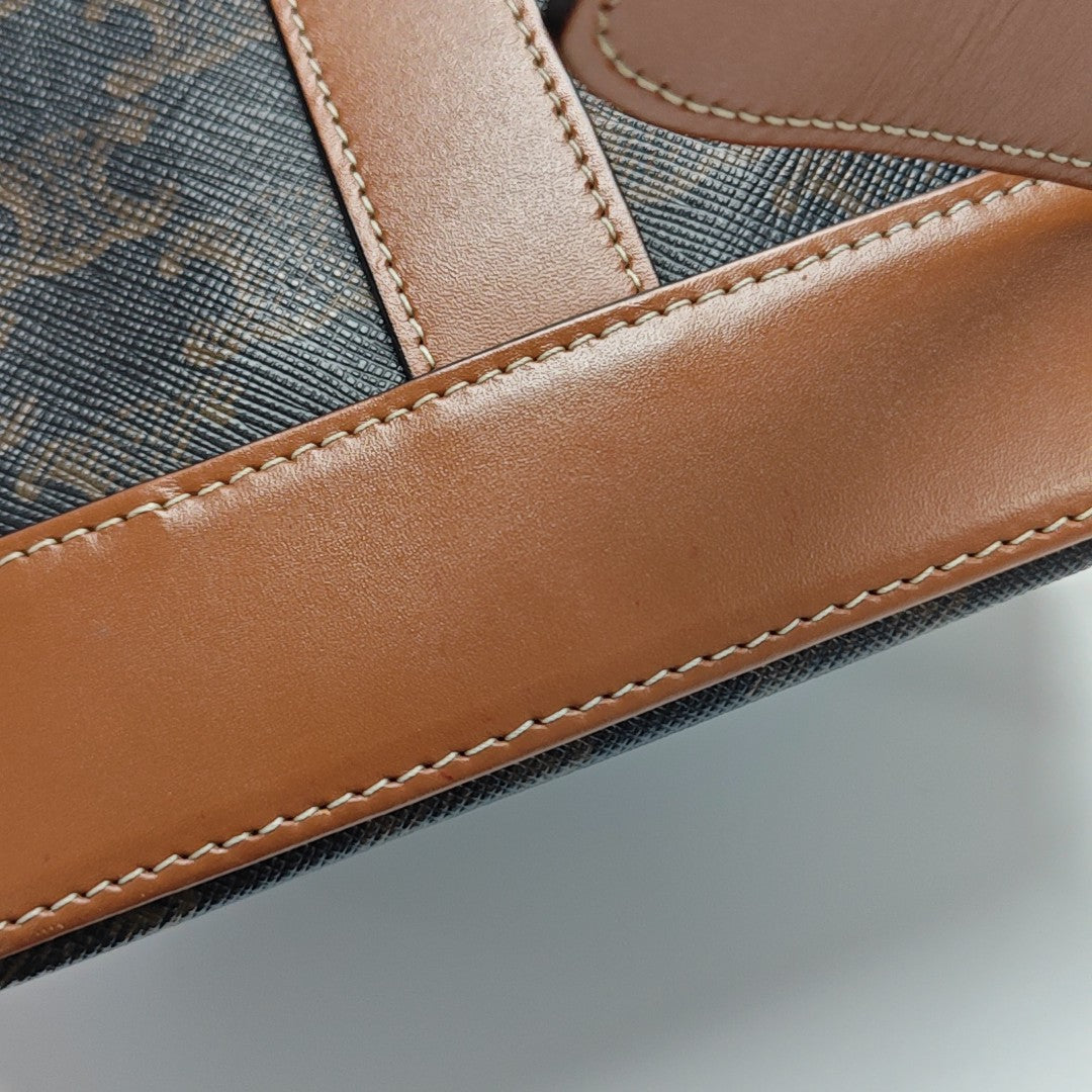 TRIOMPHE CANVAS Medium Coated Canvas Black