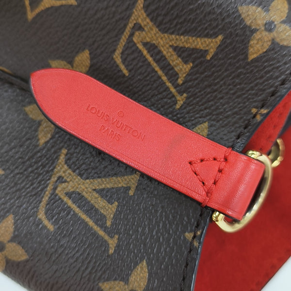 NÉONOÉ MM Monogram Coated Canvas Brown