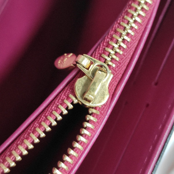 SARAH Monogram Patent Leather Red