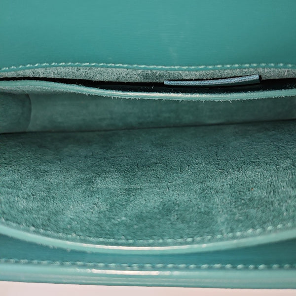SUNSET Medium Calfskin Green
