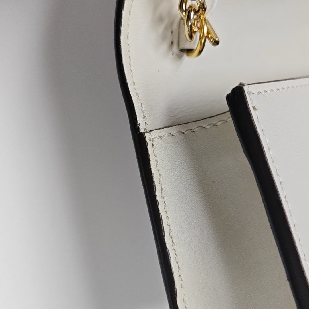 Sylvie Super Mini Calfskin White