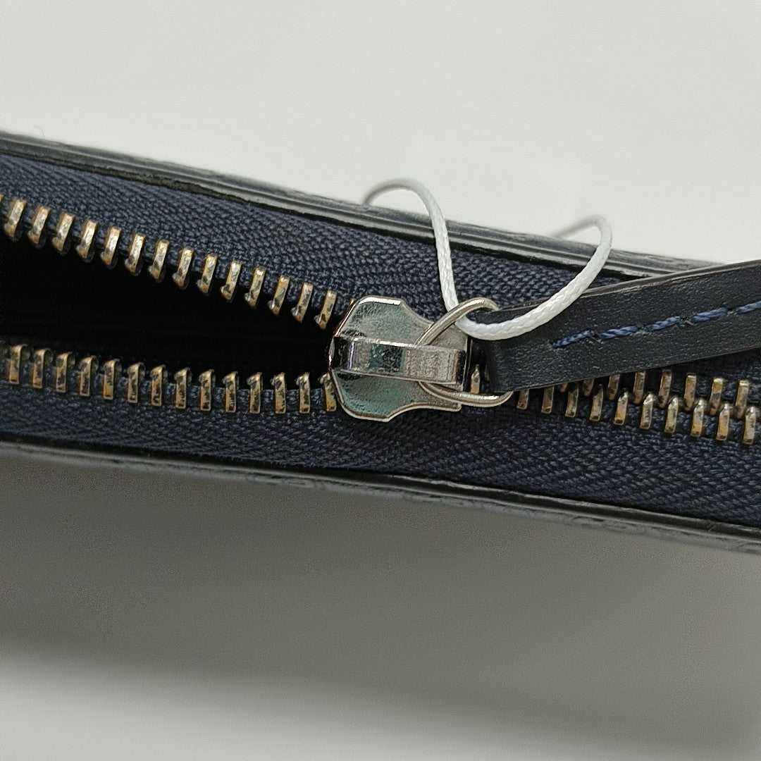 Monogram Calfskin Wallet Blue