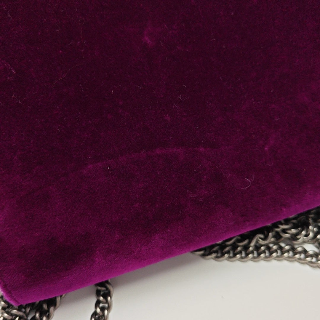 Dionysus Super Mini Velvet Red